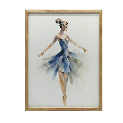 Eleganz des Tanzes der Ballerina Eleganz des Tanzes der Ballerina, 70x100 cm, Ohne Rahmen, Mattes Papier 230 g/m²