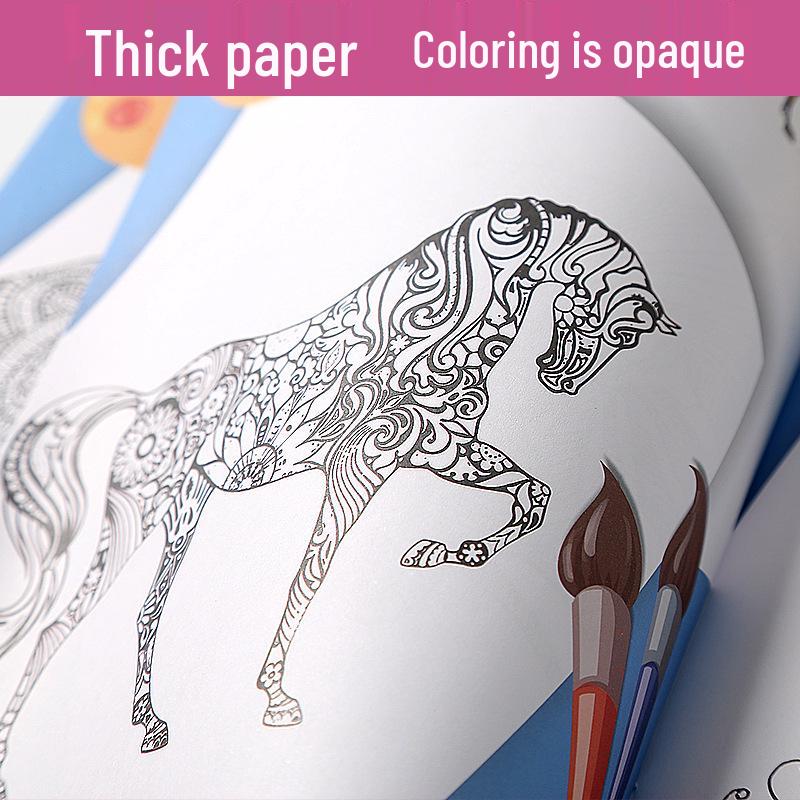 Malbuch für Kinder mit Tiermotiven in Aquarell: Grenzüberschreitendes Zeichnen für Feiertage & Schule