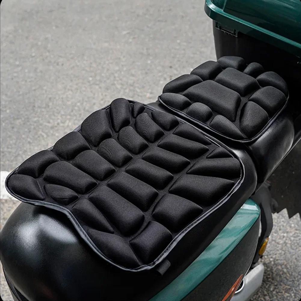 2 Pack Universal Anti Slip 3D Comfort Seat Cushion Comfort Cushion Front Seat Seat Motorcycle Motorbike Breathable Cover Re I9V1