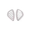 For Chevrolet Cruze 2016-2019 Silver Steel Instrument L&R Air Outlet Vent Trim