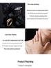 S925 Sterling Silver Moissanite Snake Bone Ring - Women's Classic Luxury Design