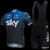 Mens Cycling Jersey Set With Bib Shorts Breathable Performance Wear Road Bike Riding