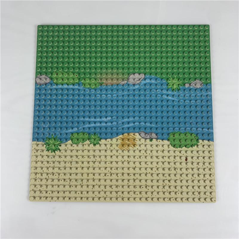 1pc Traditional Grassland Base Plate - 32x32 Dots Construction Block Base Plates Assembled Construction Playthings Learning Toy ideal for Children