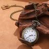 1PC Retro Punk Pirate Captain Double Knife Quartz Pocket Watch with Necklace Chain Pendant Bracelet Gift for Male Men Vintage Clock