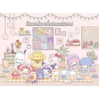 Sanrio Pajama Party Jigsaw Puzzle SAN-A05-057, Korean Popular Puzzles