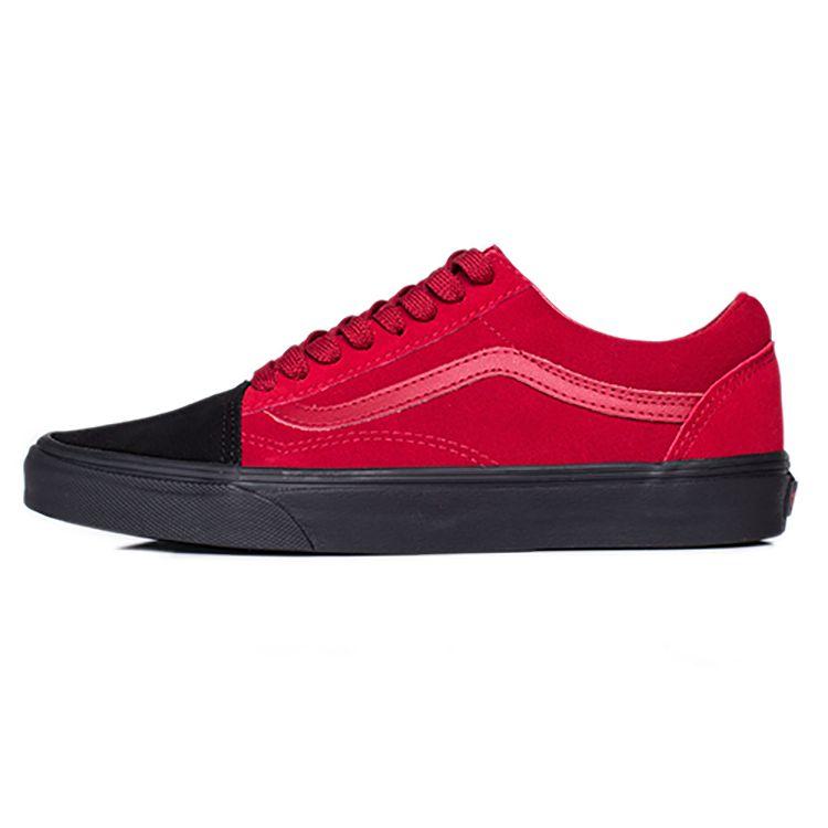

Кроссовки унисекс Vans Old Skool Красный Черный VN0A38G1QVU