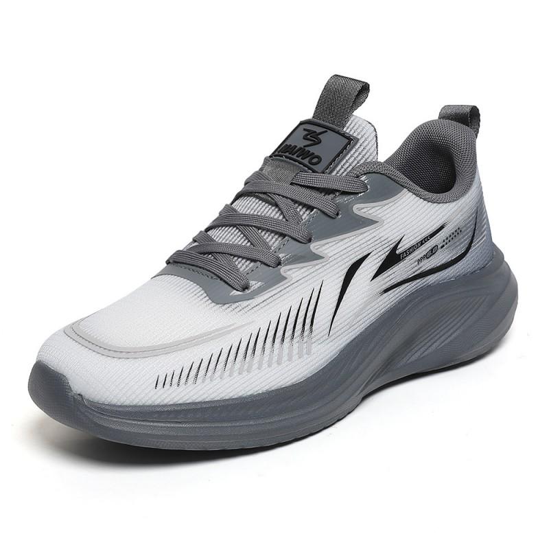 Mens Lightweight Breathable Mesh Running Shoes Outdoor Walking Jogging Comfortable Low-Heel Sneakers