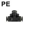 Black Pneumatic Fitting Pipe Connector Quick Release Coupling 4mm 6mm 8mm 10mm 12mm PU PV PE HVFF PY Tube Connectors Fuel System Fittings7