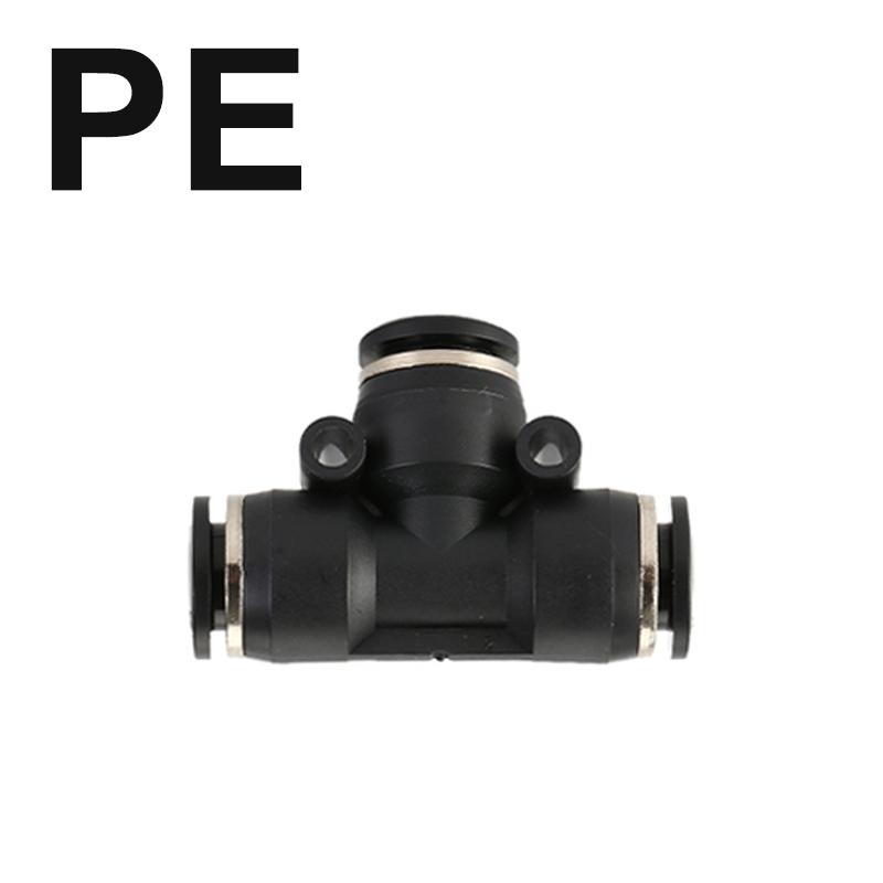 Black Pneumatic Fitting Pipe Connector Quick Release Coupling 4mm 6mm 8mm 10mm 12mm PU PV PE HVFF PY Tube Connectors Fuel System Fittings7