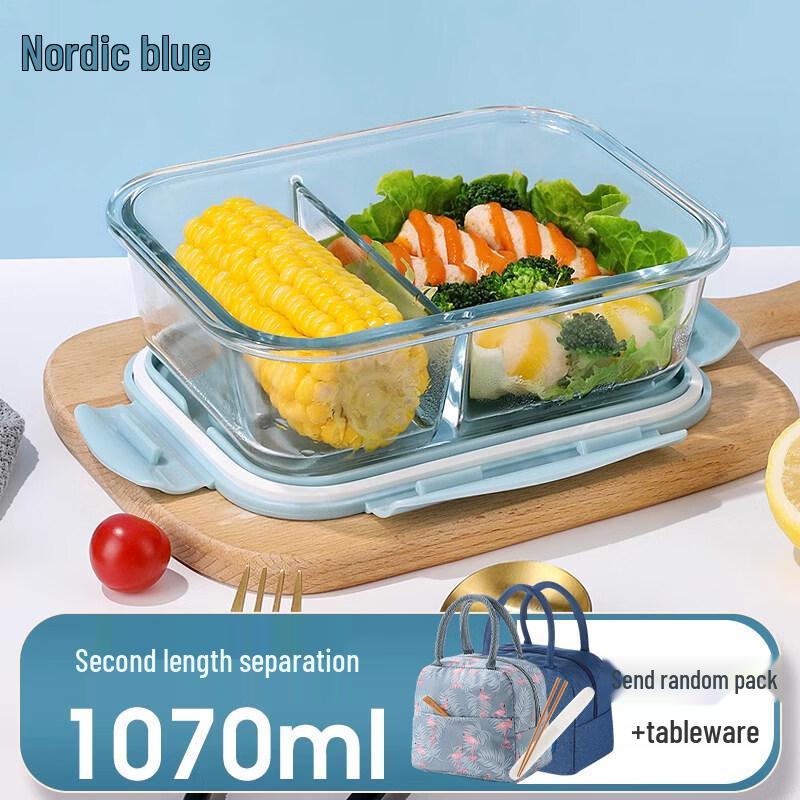 ZISIZ Glass Lunch Box