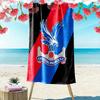 Serviette de plage imprimée Crystal Palace, Grande serviette douce à séchage rapide pour la plage, le camping, la natation