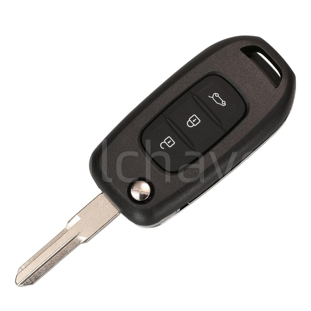 CWTWB1G767: Compatible 3-button Renault Car Remote, 433MHz Frequency, 4A Chip.