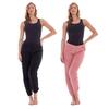 Keanu Womens/Ladies Borg Lounge Pants (Pack of 2)