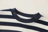 Boys' Korean Style Striped Hoodie Two-Piece Set - Trendy Children's Spring & Autumn Fashion