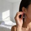 Vampire Jewelry Geometric Cross Pendant Earrings For Women Gothic Style