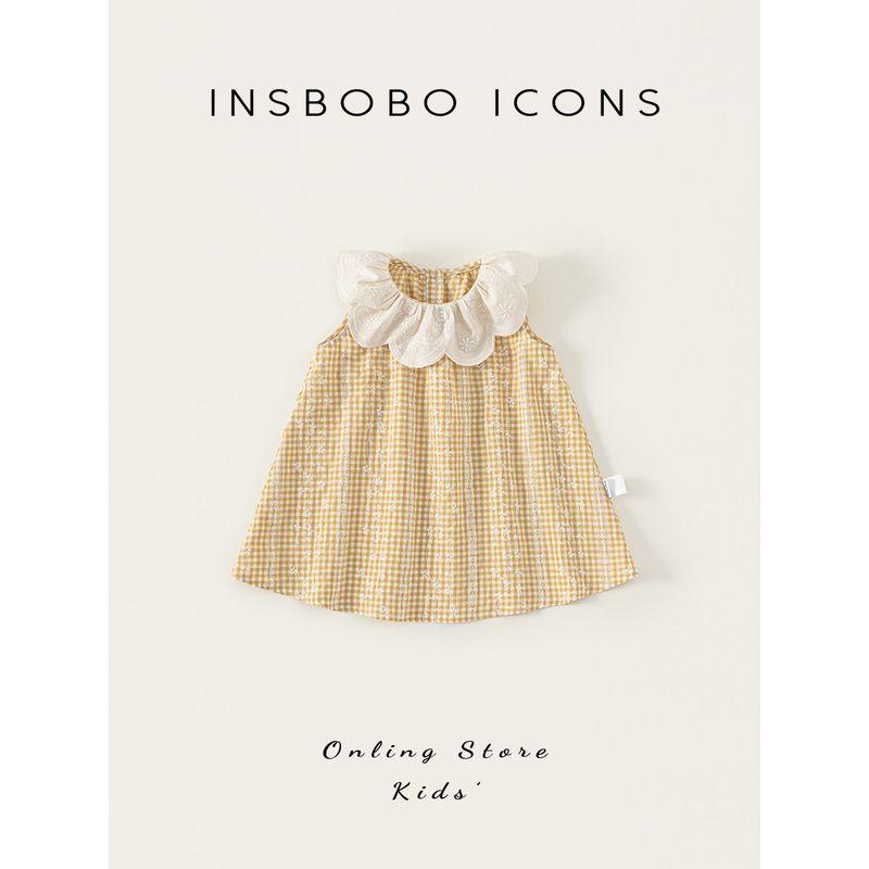 Insbobo Baby Dress Baby Dress Summer Birthday Party Baby Girl's Dress Baby Summer Wear Beautiful Thin