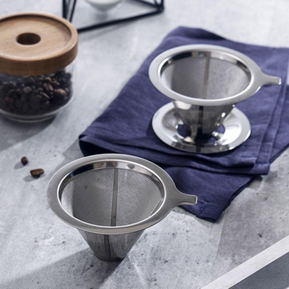 Steel Filter Reusable Coffee Filter 800 Mesh Filter Hand Dripping Coffee Maker  Specialty Coffee