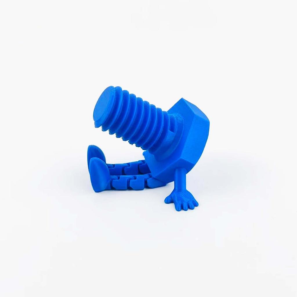 1pc 3D printed PLA material movable joint bolts and nuts, cute home decoration desktop ornaments, holiday gifts.