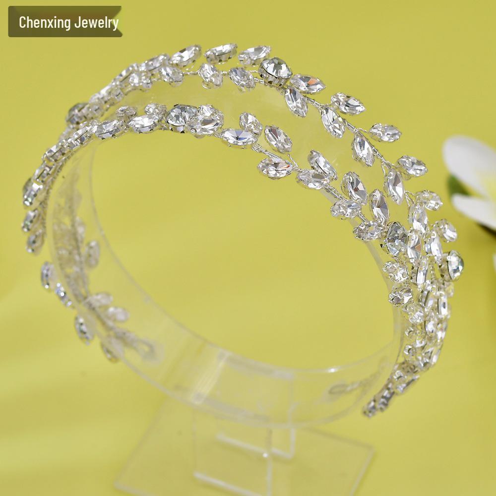 

Ченсин CX403 Маркиза Сердце Стразы Свадебное украшение для головы - Сплетенное вручную Свадебное украшение для волос для фотосессий