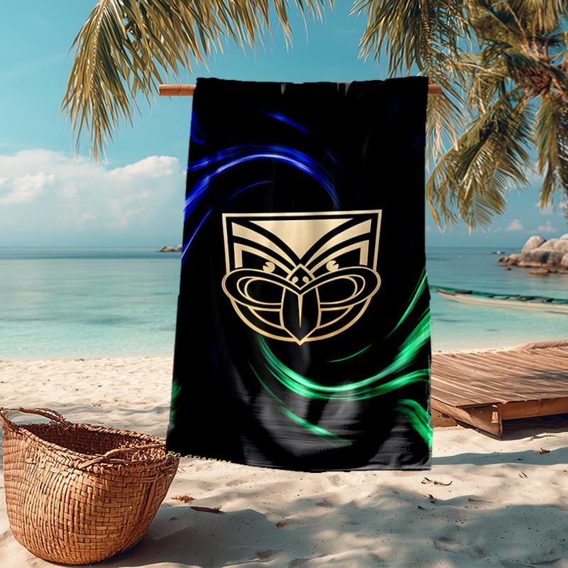 New Zealand Warrior Fashion Beach Towel: Ideal for Summer Adventures Soft, Absorbent and Quick Drying Suitable for Swimming and Bathing