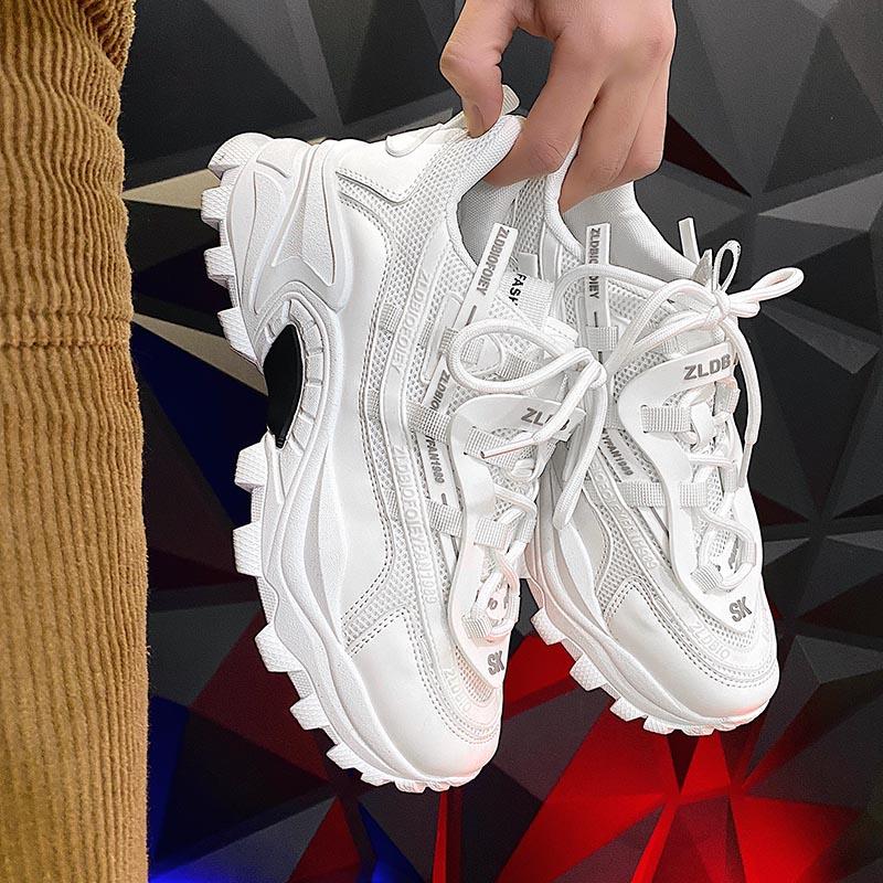Autumn Men Shoes Fashion Chunky Sneakers Height Increasing Casual Shoes Male Trainers Sports Shoes