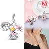 Charm Bead Components Plata Love Affinity Pendant Bead Component Copper Metal Colors Designed For Charm Bead Components Copper Metal Colors Authentic