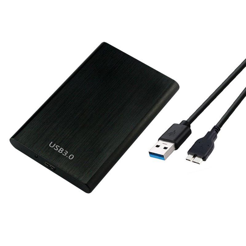Metal USB 3.0 2.5" SATA Hard Drive Enclosure - Compatible with Mechanical Drives and SSDs