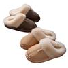2025 waterproof cotton slippers autumn and winter warm velvet couple home warm waterproof slippers winter