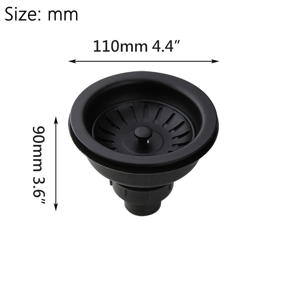 YANKSMART High-Quality Kitchen Sink Stainless Steel Dish Drainer Strainer Stopper Combo Kit Drainage Waste Set SUS304 Filter oro