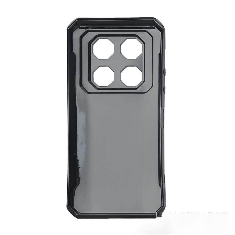 עבור Oukitel WP60 5G נרתיק קשיח לטלפון שקוף עמיד בפני זעזועים עם מחזיק טבעת לניווט ברכב עבור כיסוי טלפון Oukitel WP60 5G