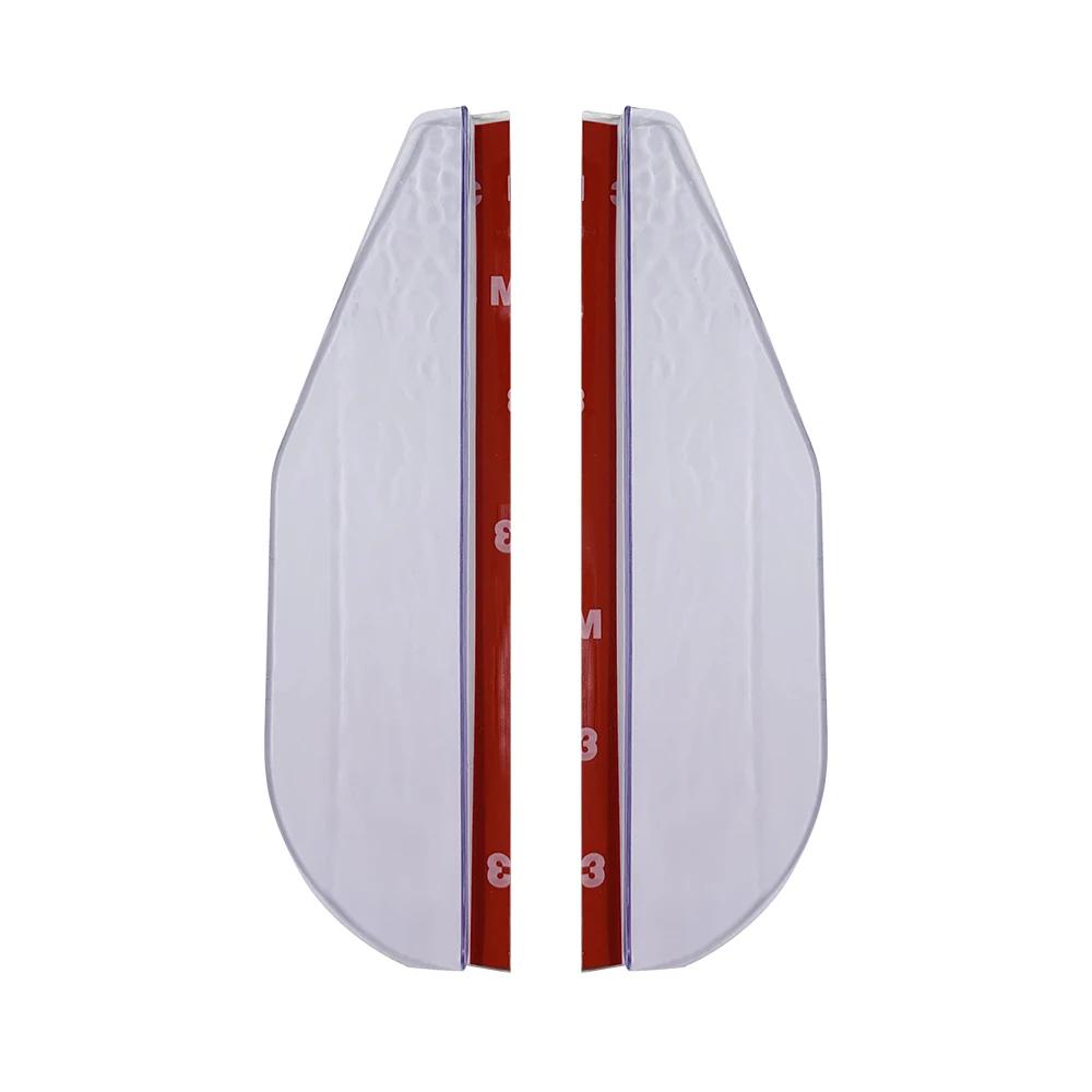 2PCS Car Rearview Mirror Rain Eyebrow Carbon Fiber Sun Visor Shade Cover Protector Clear Vision for Rain Car Mirror Accessories