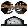 12V Car Truck LED License Number Plate Light Lamp Trailer Rear Tail Light White LED Number Plate Lamp