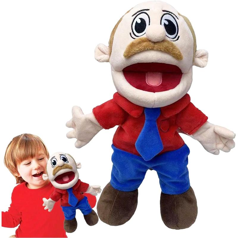 Jeff Style Handpuppe Plüschtier Weiches Spielzeug Für Kinder Geschenk Party Requisite Rollenspiel Charakter