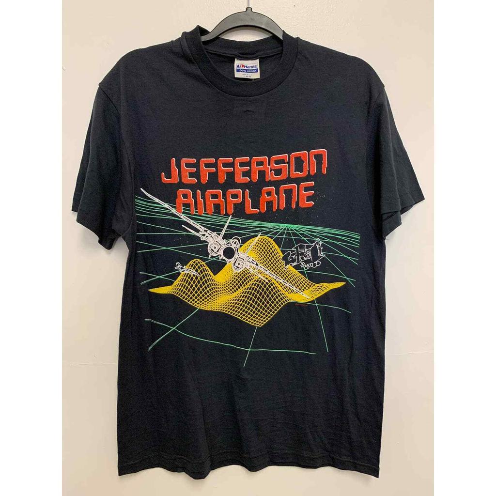 T-shirt Unisexe Coton Noir 1989 Jefferson Airplane Tour S-5XL