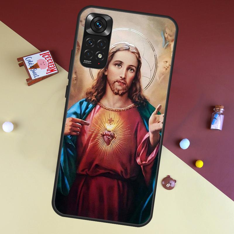 Jesus Christ God For Xiaomi Redmi Note 11 Pro Case For Redmi Note 8 9 12 10 Pro 9S 10S 11S 9A 9C 10C Cover