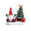 New Resin Santa Claus Small House Decoration Hotel Shopping Mall Showcase Desktop Holiday Scene Decoration