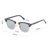 Berikin Polarized Light Classic Thermont UV400 Half Frame Sunglasses, Gray, Brow, Unisex, Men's, Protection, Gold,