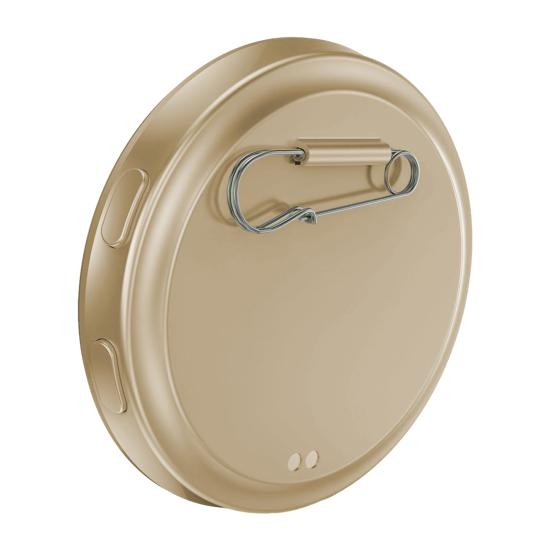 Badge Digitale Personalizzato Badge Elettronico per Nome Schermo Touch da 1,42 Pollici Badge con Display Metallico Batteria da 18 Ore Effetti di Luce Dinamici Regali Personalizzati