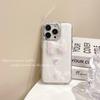 Rhinestone Flower Pearl Mobile Phone Case Is Suitable For Apple 16Pro Xiaoqing Fresh Air Iphone17 Women'S 15 Transparent.
