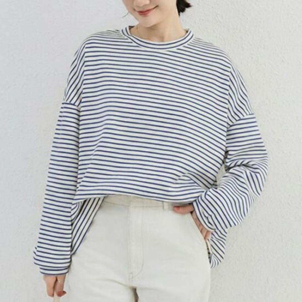 Navava Women STripe Round Neck Long Sleeve T shirT nT3227