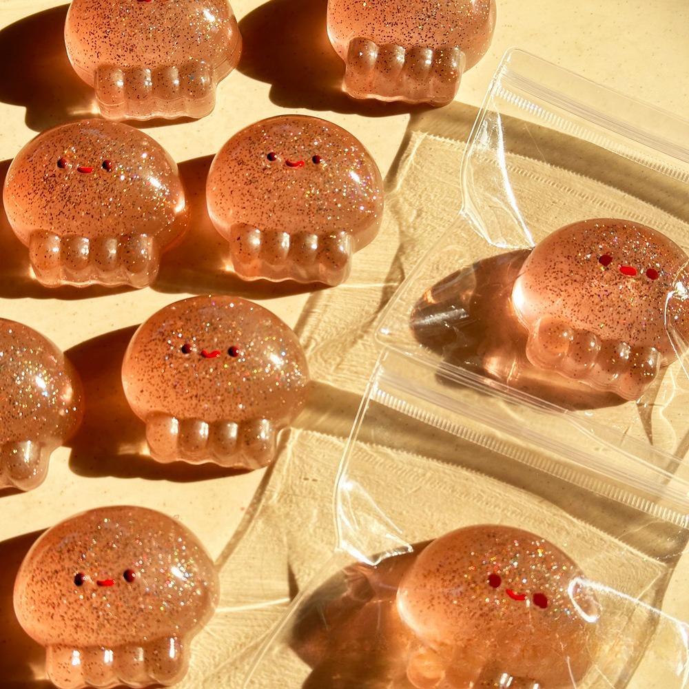 Manet Squishy Leke For Stresslindring - Myk Sakte Stigende Sensorisk Fidget Leke Kawaii Festartikler For Barn Voksne Bursdagsgaver