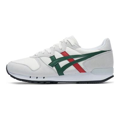 Alvarado Retro Fabric Slip Resistant Durable Breathable Low Top Running Shoes Unisex Sneaker White Green Red 1183A507-101