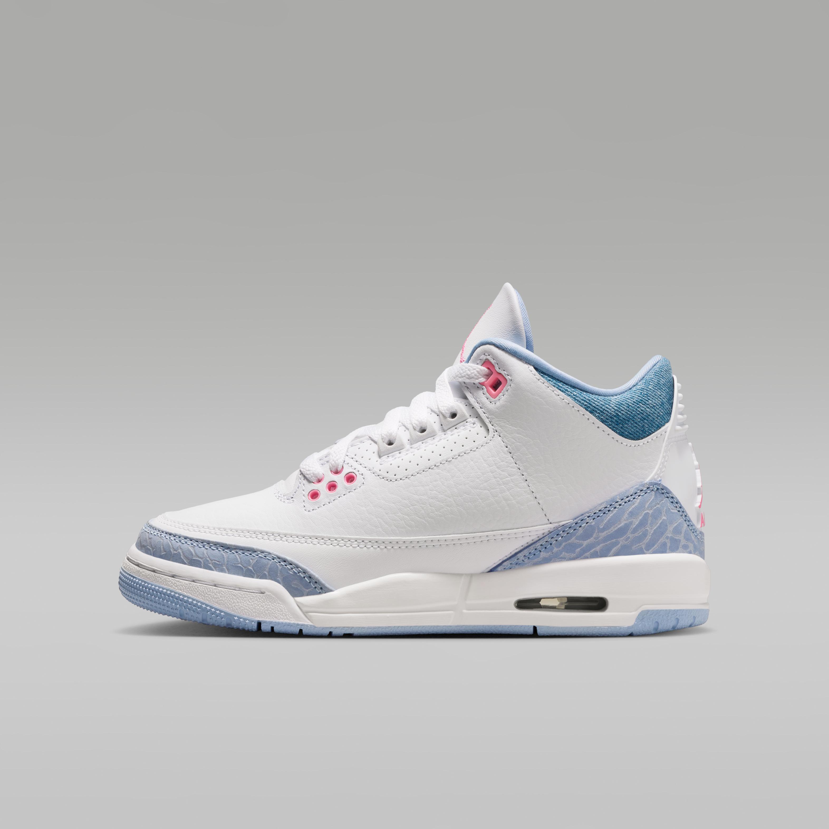 Jordan 3 Retro Белый Кобальтовый Блаженство (GS) 36