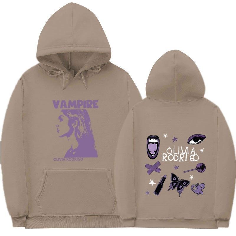 Felpa con cappuccio Guts Olivia Rodrigo, maglione sportivo a coste fondo autunno e inverno da uomo e da donna
