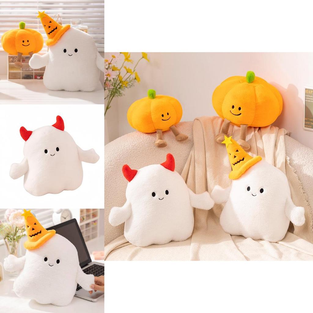 Adorable Plush Pumpkin Doll Halloween Decoration Soft And Cuddly Plush Toy For Kids