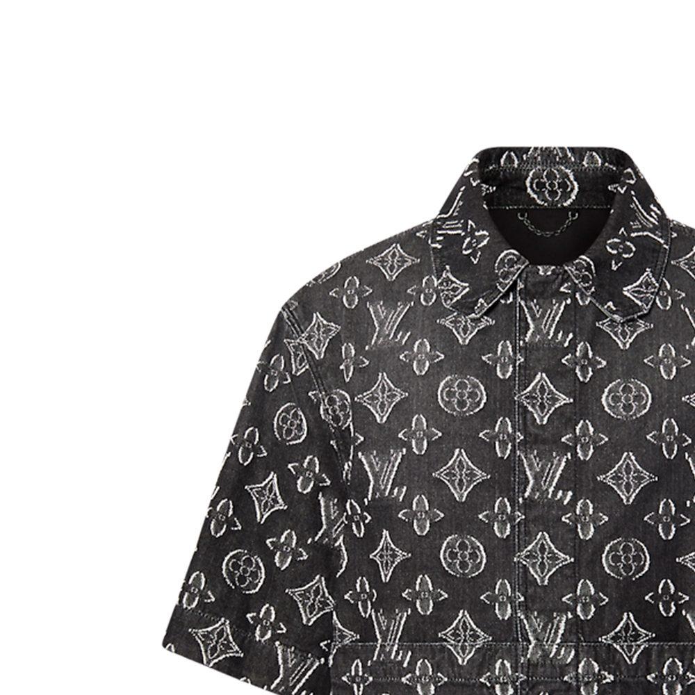Louis Vuitton Shirt Men's Black 1ABYOM