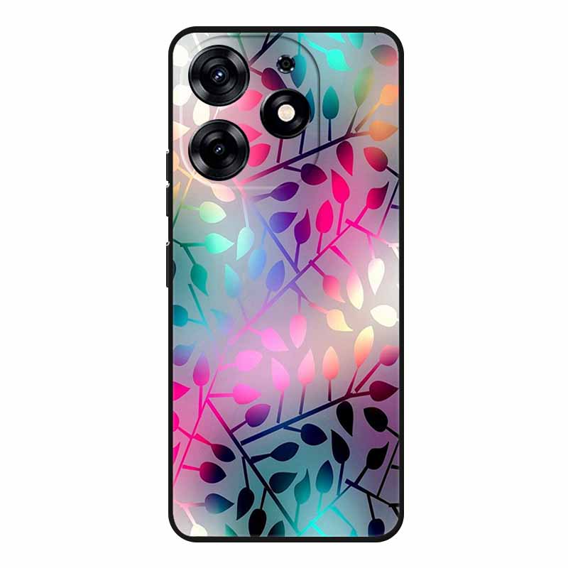 For Tecno Spark 20 Pro Case Wolf Soft Silicone TPU Back Cover Phone Cases For Tecno Spark20 Pro KJ6 Cute Animals Protector Funda