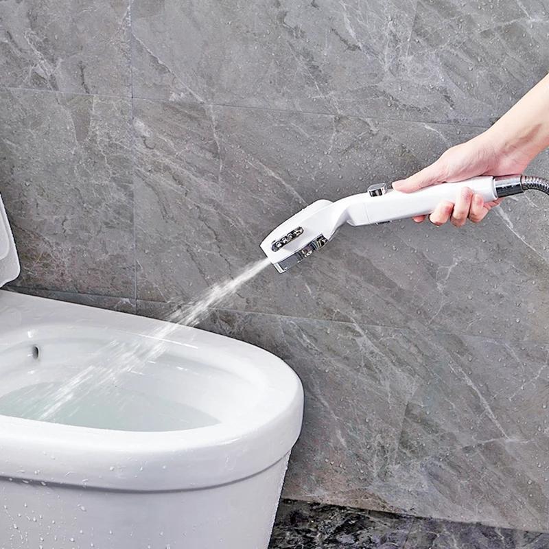4 Modi Hochdruck-Duschkopf mit Ein-/Aus-Schalter, Sprühgerät, wassersparend, verstellbarer Duschdüsenfilter für Badezimmer