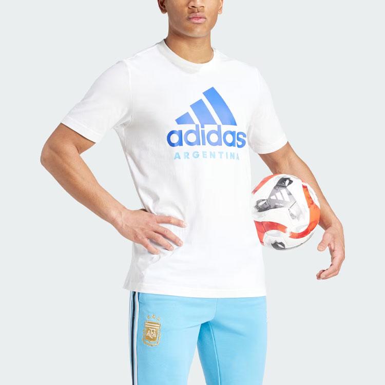 Adidas Argentina DNA Graphic Tee White Men Streetwear IU2149