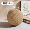 8/10CM Interactive Sisal Cat Scratching Ball Toy For Kitten Teeth Cleaning Anti Bite Cat Ball Sounding Toy Pet Supplies